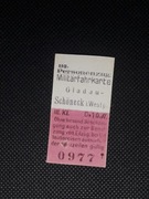 Magnes Bilet Gladau (Głodowo Kościerskie) - Schoneck i. Westpr.