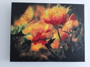 Obraz malowany ręcznie farbami akrylowymi 