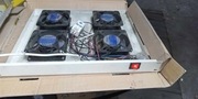 Panel wiatrakowy do chłodzenia szafy rack 19" 1U