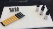 Zestaw do kaligrafii 4 Brush Peny + Tusz 60ml