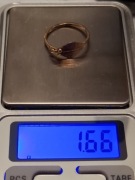 Złoty pierścionek 585 r13