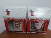 Kubki z motywem świączecznym 300ml-2 sztuki-zestaw