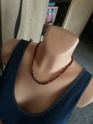 Korale jasno brązowe