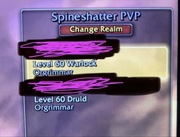 Konto WoW Classic anniversary Spineshatter horda warlock i druid