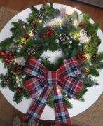 Wieniec wianek świąteczny na drzwi 50cm