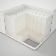 Materac Myrbacka IKEA 160x200x24 średnio twardy