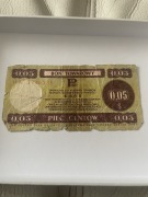 Unikat Bon towarowy 5 centów Pekao 1979 Seria HA
