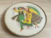 Stara patera na ciasto tort obrotowa PRL