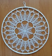 ŁAPACZ SNÓW SERWETKA ZAWIESZKA SZYDEŁKOWA 35CM 