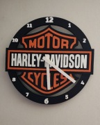 Zegar ścienny z logo Harley Davidson 