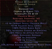 Diablo 2 R herald zakarum upg +soc ist nonladder PC