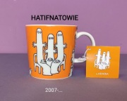 Muminki KUBEK Moomin Arabia Finland - HATIFNATOWIE - naklejka i zawieszka