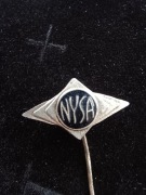 Wpinka NYSA przypinka POLMO FSC LUBLIN NYSKA PRL super