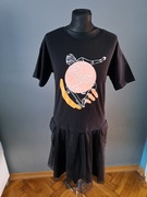 Nowa sukienka młodzieżowa 164 coccodrillo czarna cdrl bawełniana