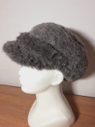 Czapka zimowa futrzana Nowa rozm 55