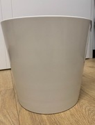 Osłonka doniczki ceramiczna Sojabona Ikea biała rozm. 24 cm