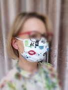 Maska maseczka bawełniana wielorazowa filtr 