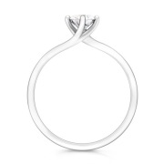 Pierścionek zaręczynowy YES z diamentem 0,34 ct (certyfikat i akcesoria)