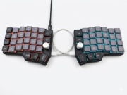 Split klawiatura gamingowa Borne Ergonomiczna klawiatura Vial RGB