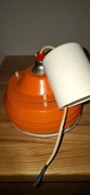 ### Polska lampa w stylu Space Age - bez uszkodzeń kolor pomarańczowy ###