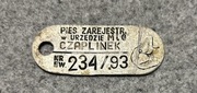 PSI NUMEREK - CZAPLINEK - 1993