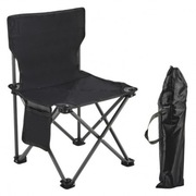krzesło turystyczne, kempingowe, wędkarskie z kieszonką/ 2 kolory