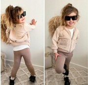 Bluza NUNU r.140-146 beżowy miś 