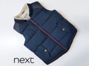 74 80 NEXT Ocieplany Bezrękawnik Futerko granatowy