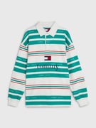 Bluza Tommy Jeans biało/zielona roz.XL nowa bez metki
