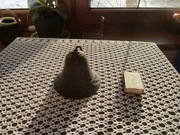 Stary bardzo dźwięczny metalowy dzwon !