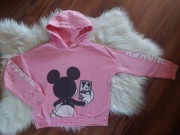 Różowa bluza z kapturem z Myszką Miki Mickey - 146