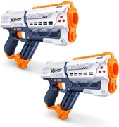 Xshot Zuru Chaos zestaw dwóch pistoletów wyrzutni Meteor kulki