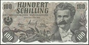 AUSTRIA 100 SCHILLING 1960 - JOHANN STRAUSS