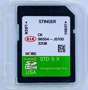 Aktualizacja map KIA Stinger Gen 5 USA 2025