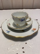 Miśnia MEISSEN -  3-częściowy zestaw do espresso.