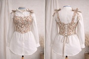 Gorset damski na koszulę / styl vintage / różne kolory / handmade