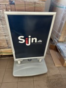 POTYKACZ  STOJAK REKLAMOWY DWUSTRONNY ALUMINIOWY OWZ 60x84