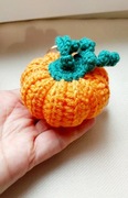 Dynia robiona na szydełku,brelok,  Hand made, Halloween 