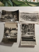 STARE ZDJĘCIA SAMOCHODÓW I MOTOCYKLA.4 SZTUKI