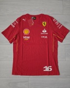 koszulka Charles Leclerc 2024, Scuderia Ferrari, L, Formula 1, F1