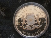 2021 Elephant (słoń)Republic Somalic- Somalia. srebro 9,999, 1 oz, menniczy