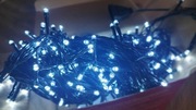 Lampki choinkowe 32 m 500led, białe światło .Nowe