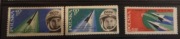 Znaczki** Polska 1963r Fi.1286-88 Wizyta w Polsce.