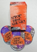 OSŁONKI NA PŁYTY CD/DVD. STOP DISC ABUSE. 40 sztuk.
