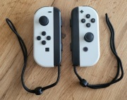j. NOWE Oryginalne JoyCony do Nintendo Switch OLED/ V1/ V2 + straps / GRIP