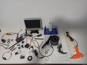 Łódka zanętowa - kamera podwodna - zestaw