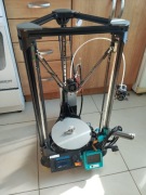 Anycubic Kossel Linear Plus drukarka 3D. Klipper na Raspberry Pi Zero 2W