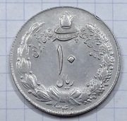 #2000 Iran 10 rialow 1961 piękna 