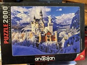 Anatolian Puzzle 2000el. Niemcy Zamek Neuschwanstein Zimą