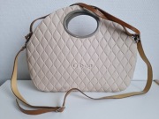 O bag moon pikowany hummus zestaw z paskiem 